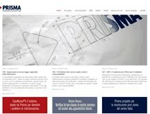 Tablet Screenshot of prismaprogetti.com
